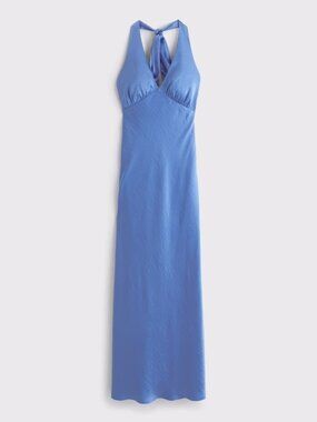 The A&F Julia Slip Halter Maxi Dress